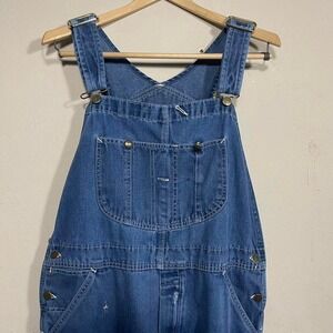 Vintage 70s Sears Roebuck Denim Cotton Overalls size 38x27, USA